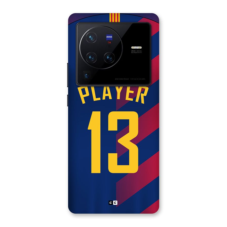 Player Thirteen Back Case for Vivo X80 Pro