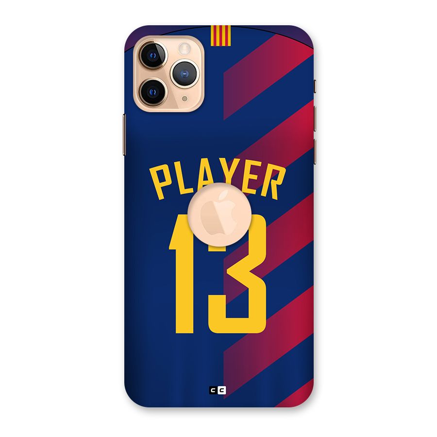 Player Thirteen Back Case for iPhone 11 Pro Max Logo Cut
