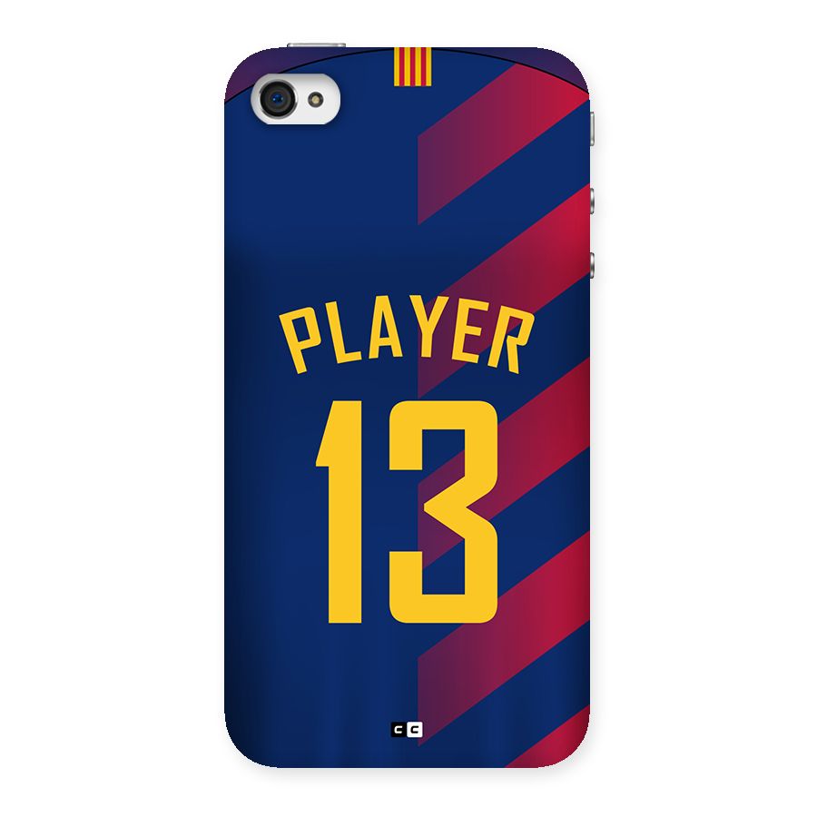 Player Thirteen Back Case for iPhone 4 4s
