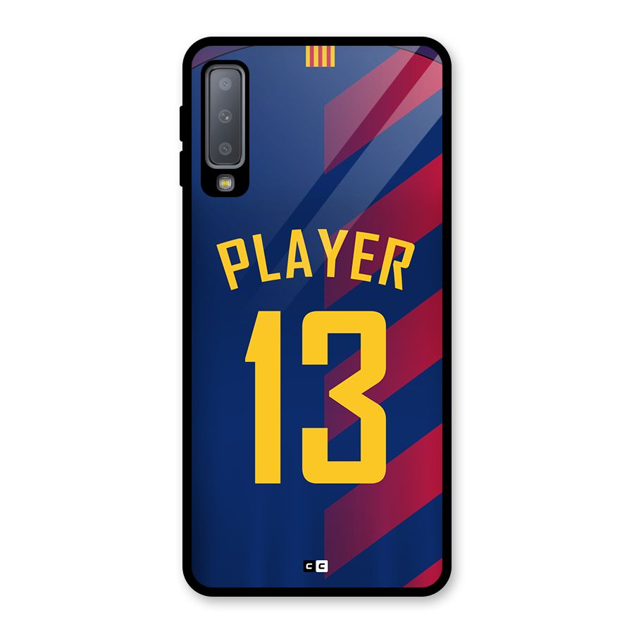 Player Thirteen Glass Back Case for Galaxy A7 (2018)