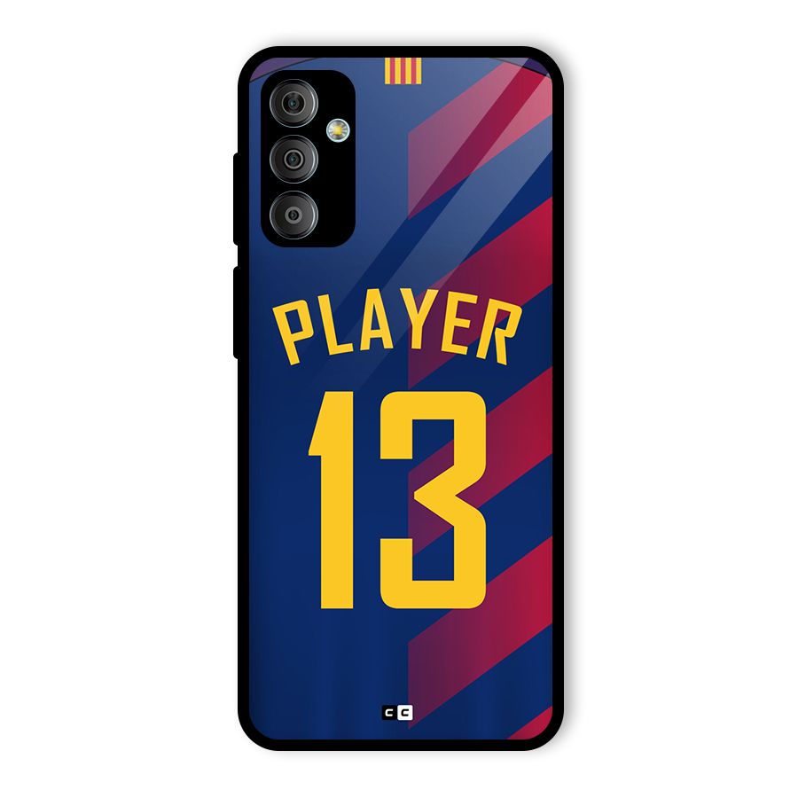 Player Thirteen Glass Back Case for Galaxy F23