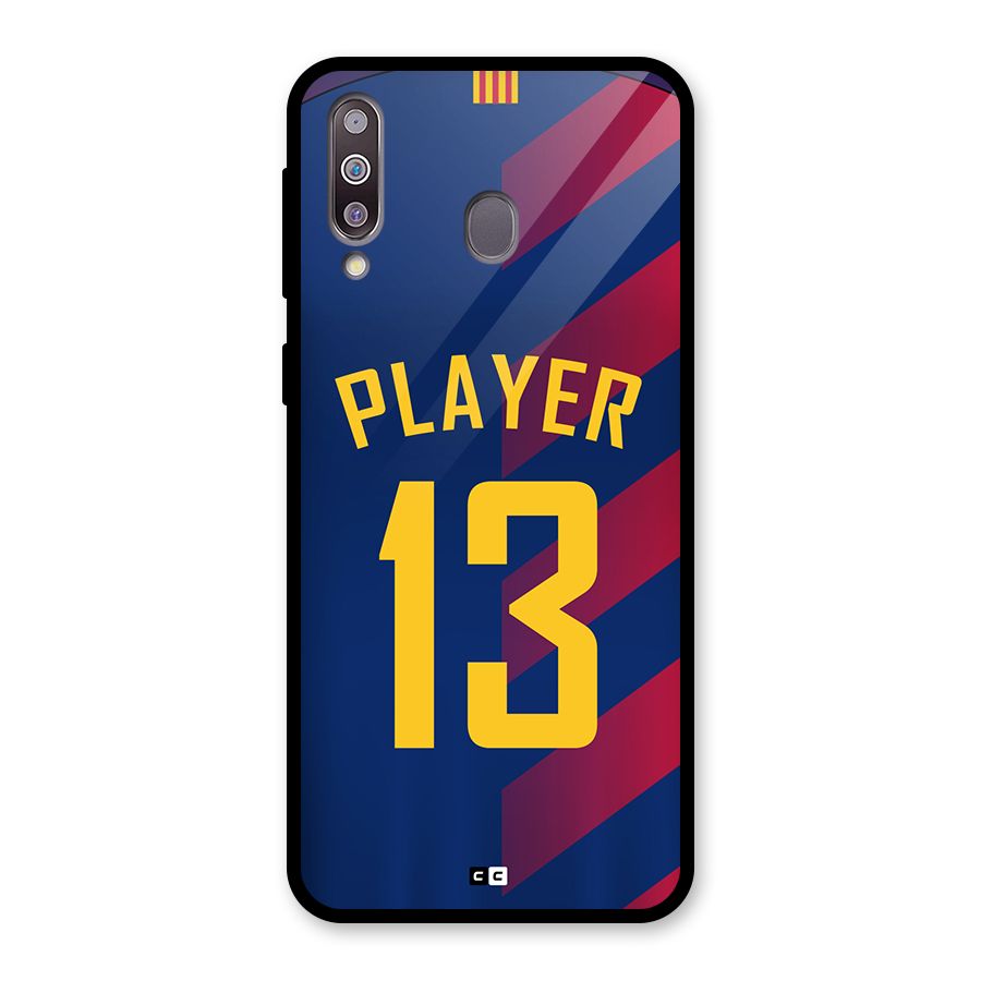 Player Thirteen Glass Back Case for Galaxy M30