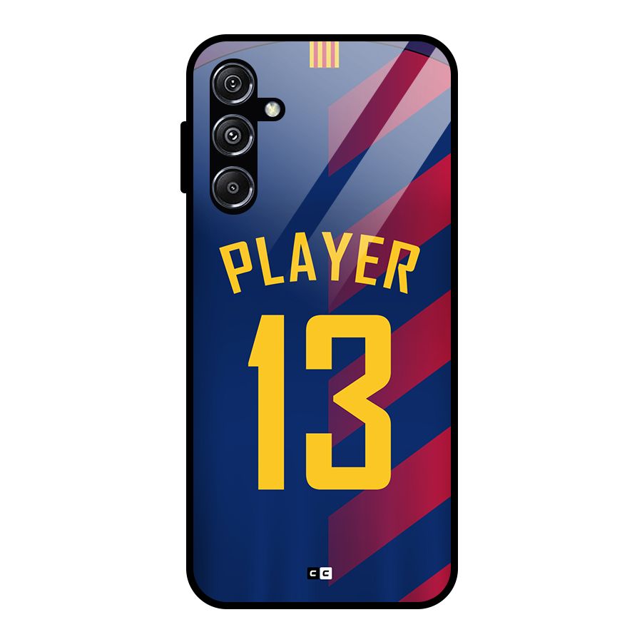 Player Thirteen Glass Back Case for Galaxy M34 5G