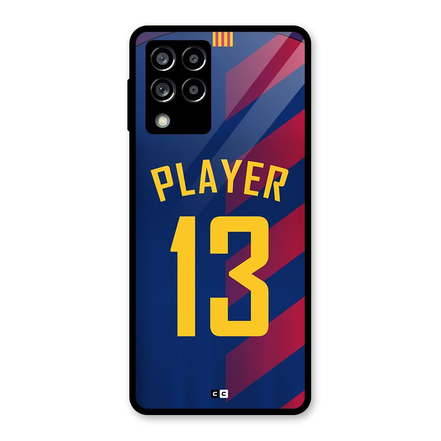 Player Thirteen Glass Back Case for Galaxy M53 5G