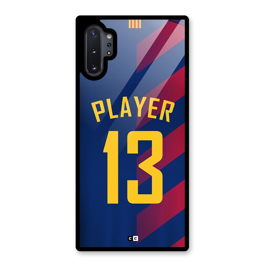 Player Thirteen Glass Back Case for Galaxy Note 10 Plus
