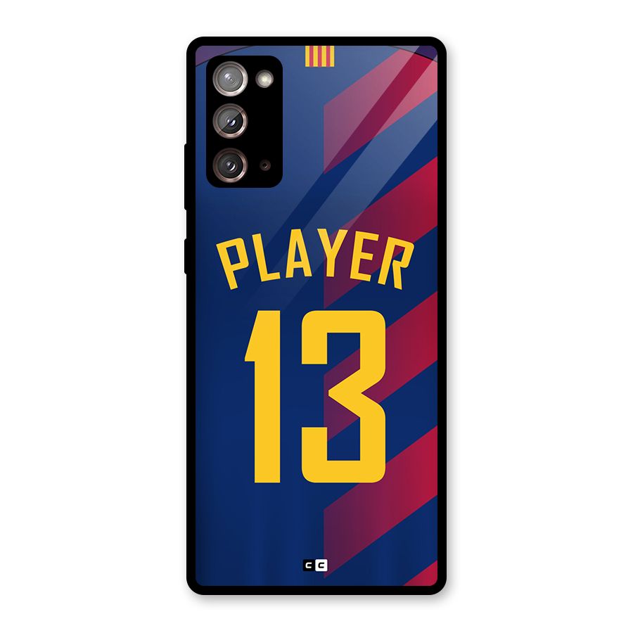Player Thirteen Glass Back Case for Galaxy Note 20
