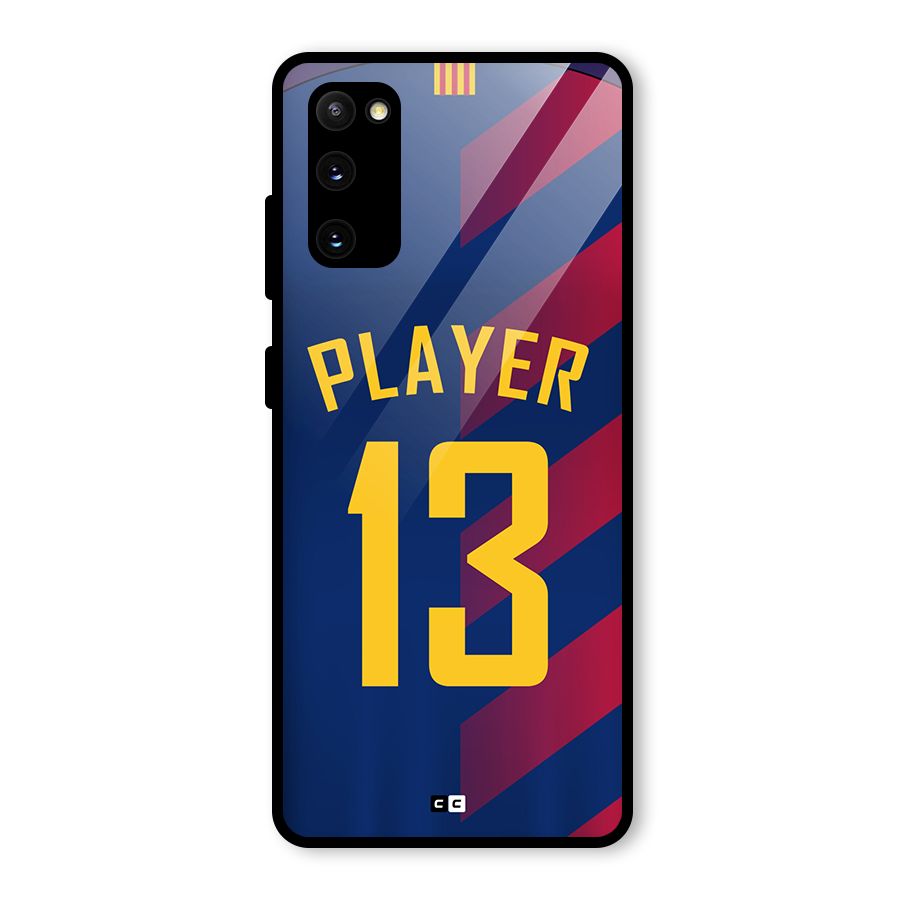 Player Thirteen Glass Back Case for Galaxy S20 FE