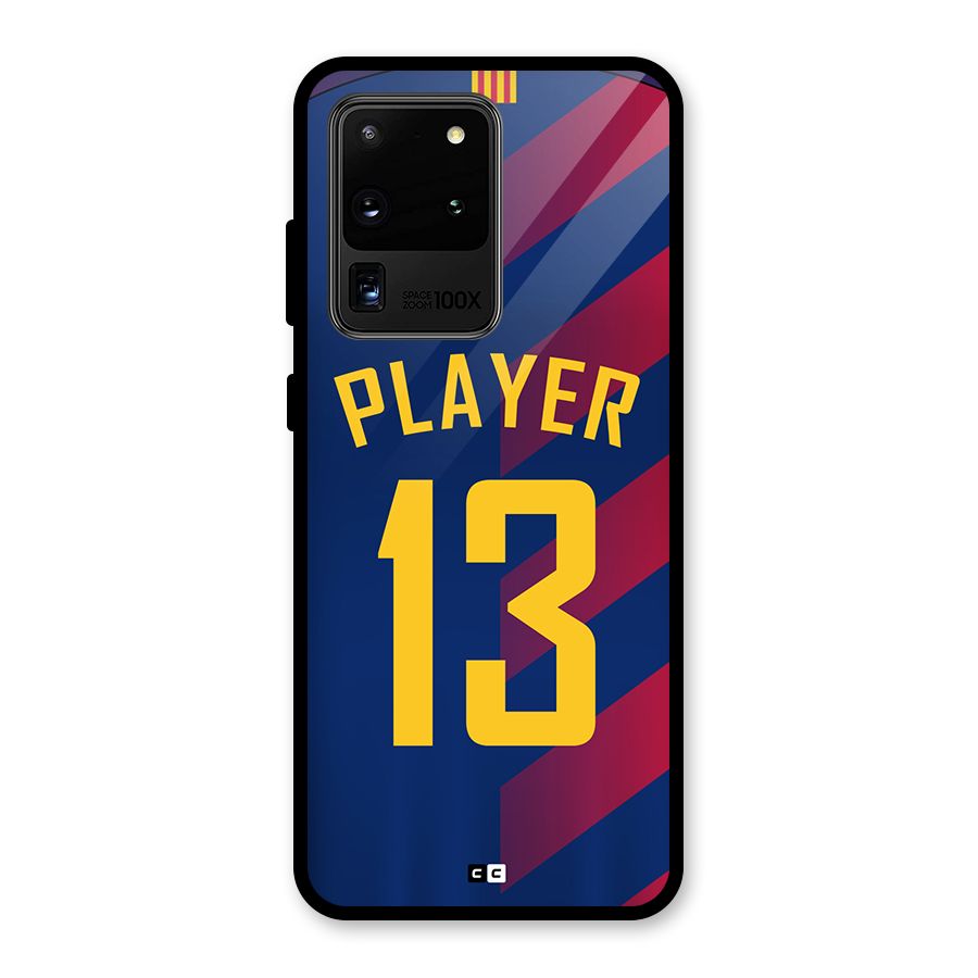 Player Thirteen Glass Back Case for Galaxy S20 Ultra