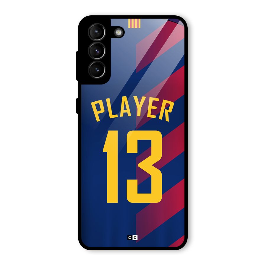 Player Thirteen Glass Back Case for Galaxy S21 Plus