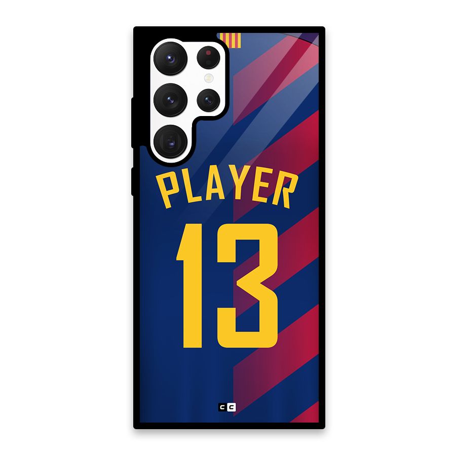Player Thirteen Glass Back Case for Galaxy S22 Ultra 5G