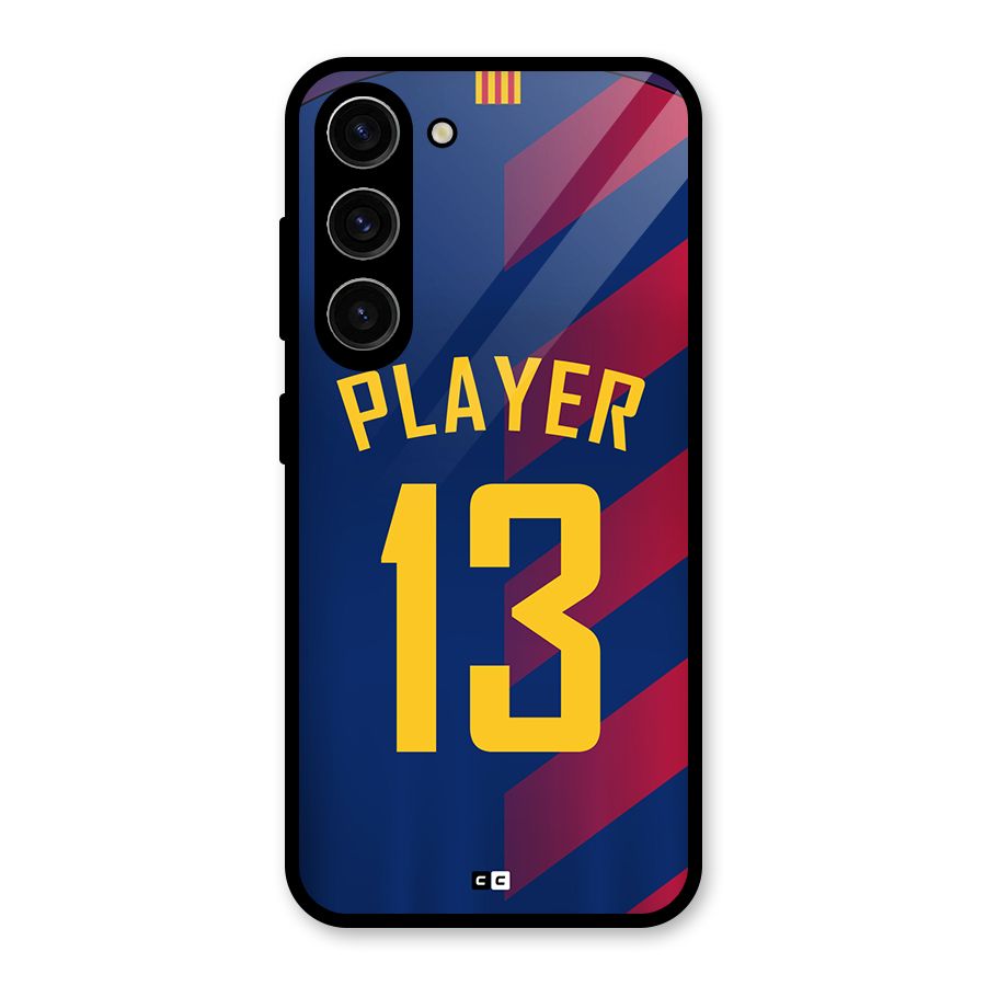 Player Thirteen Glass Back Case for Galaxy S23