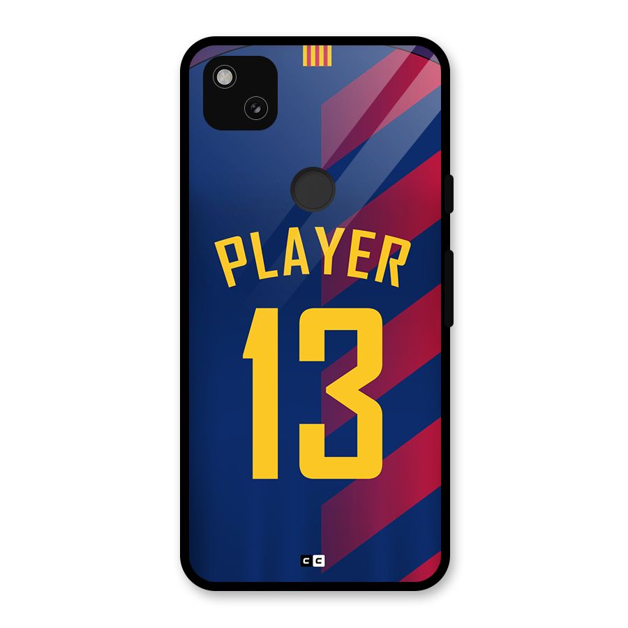 Player Thirteen Glass Back Case for Google Pixel 4a