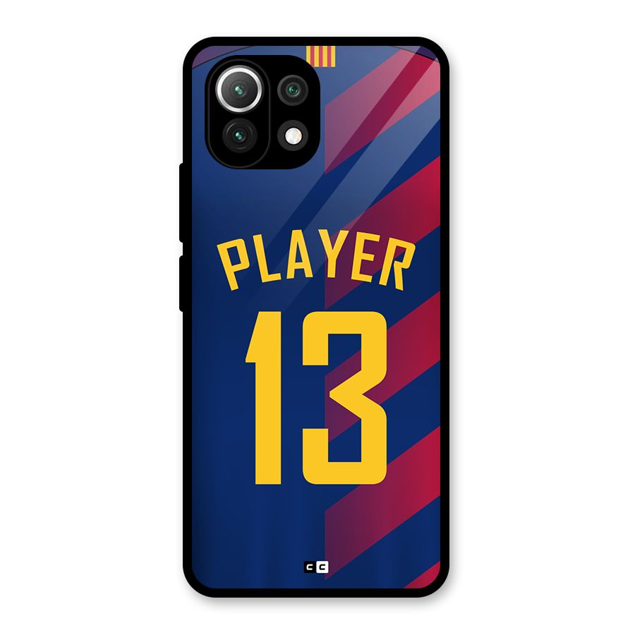 Player Thirteen Glass Back Case for Mi 11 Lite NE 5G