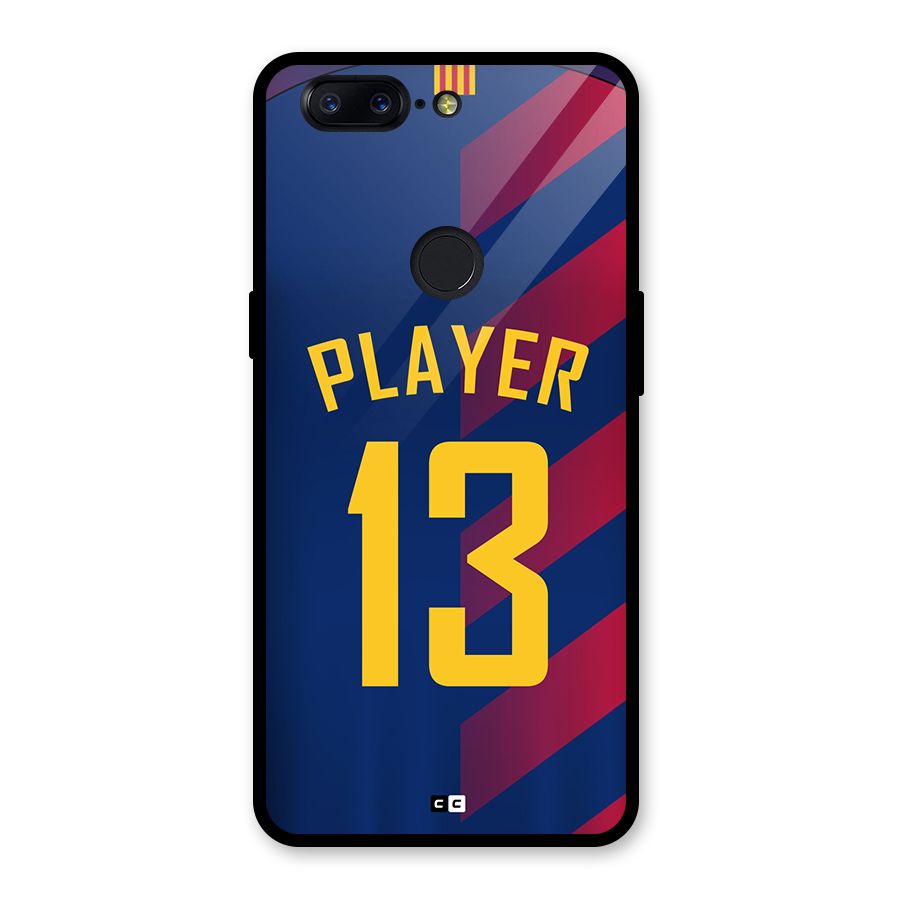 Player Thirteen Glass Back Case for OnePlus 5T