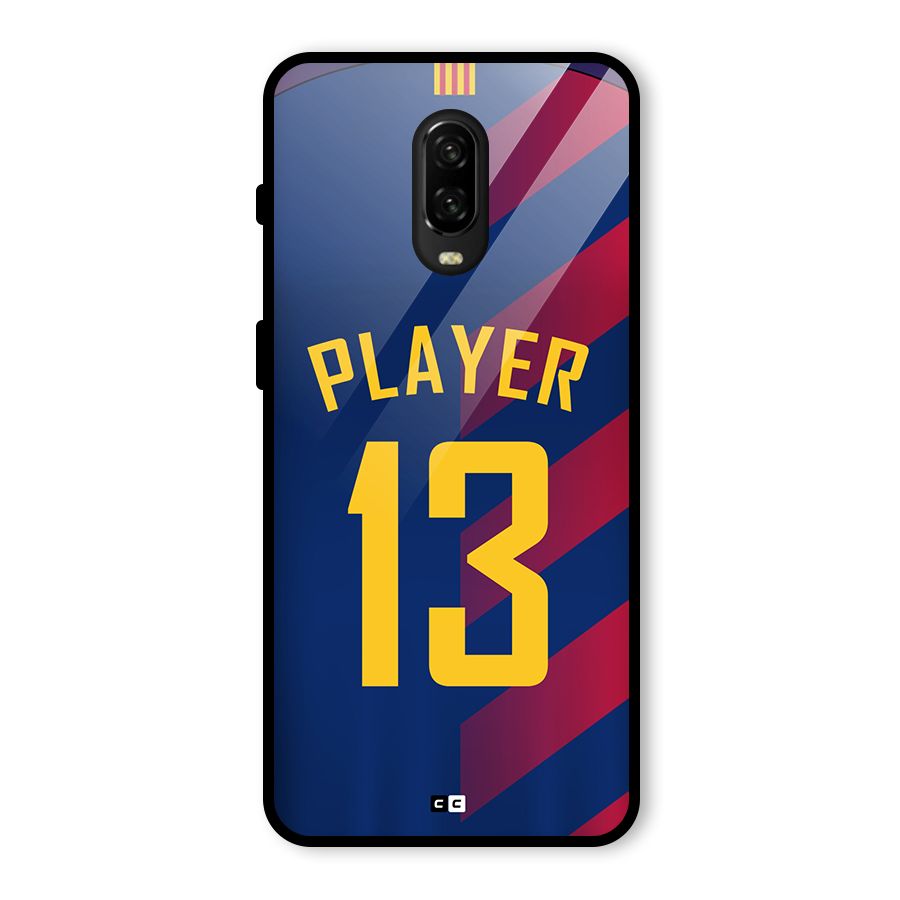 Player Thirteen Glass Back Case for OnePlus 6T