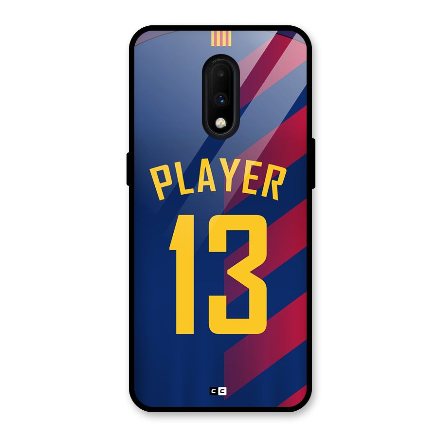 Player Thirteen Glass Back Case for OnePlus 7