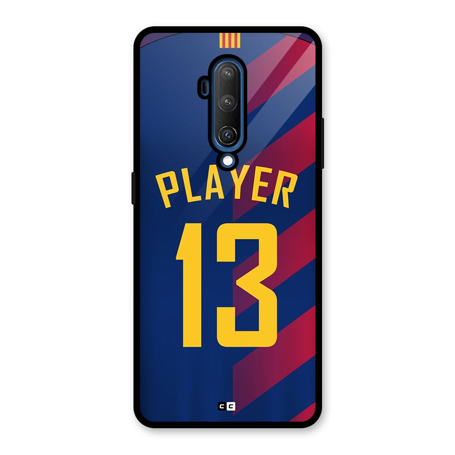 Player Thirteen Glass Back Case for OnePlus 7T Pro