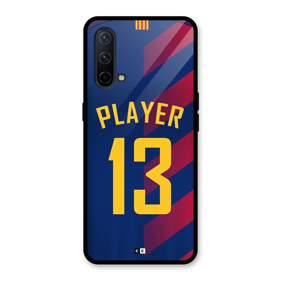 Player Thirteen Glass Back Case for OnePlus Nord CE 5G