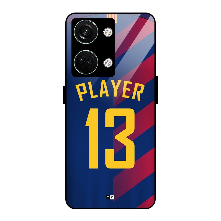 Player Thirteen Glass Back Case for Oneplus Nord 3