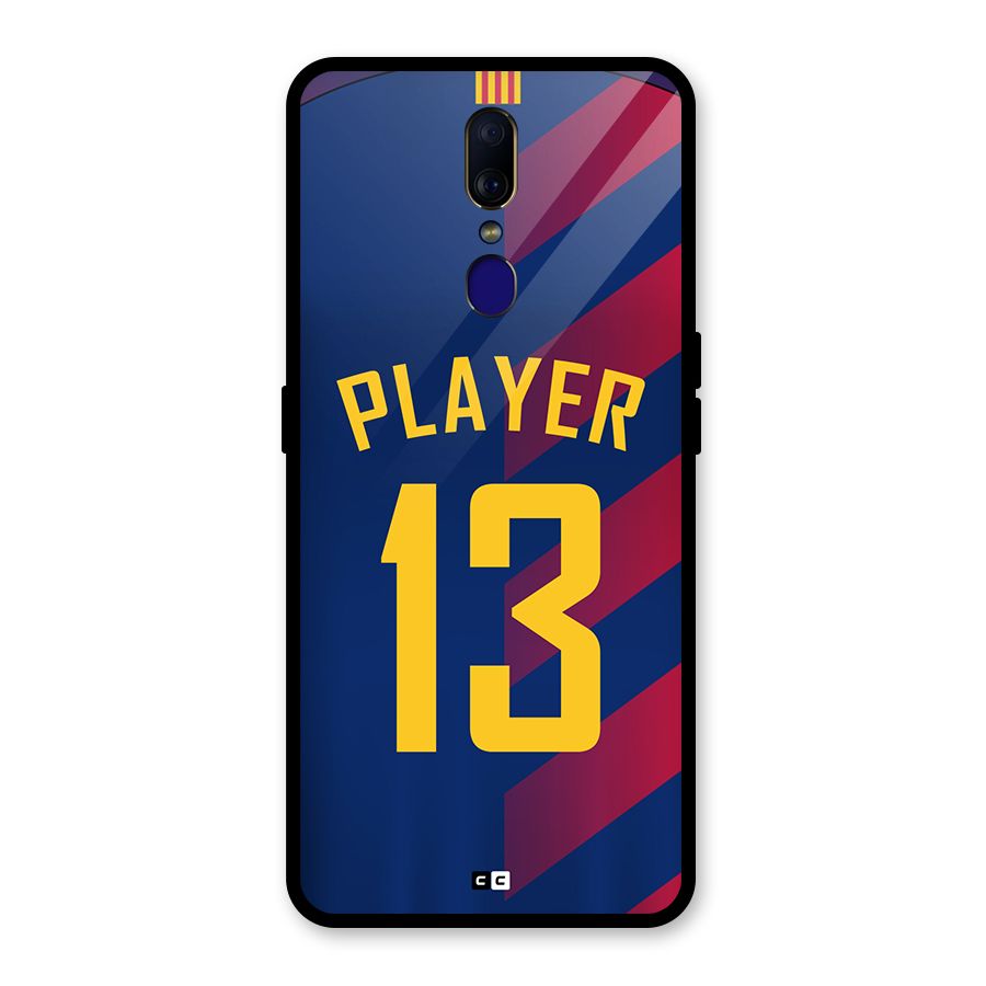 Player Thirteen Glass Back Case for Oppo F11