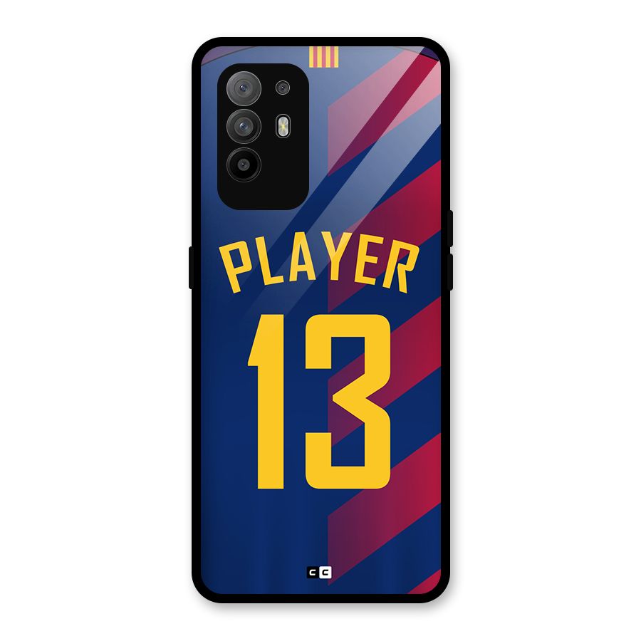 Player Thirteen Glass Back Case for Oppo F19 Pro Plus 5G