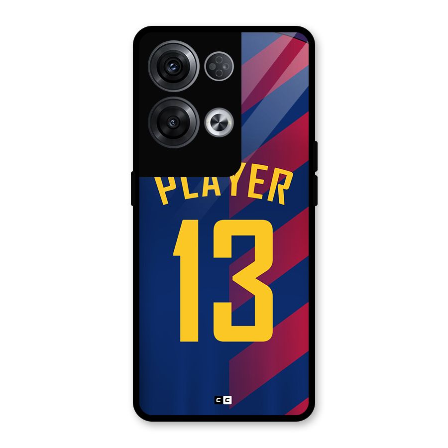 Player Thirteen Glass Back Case for Oppo Reno8 Pro 5G