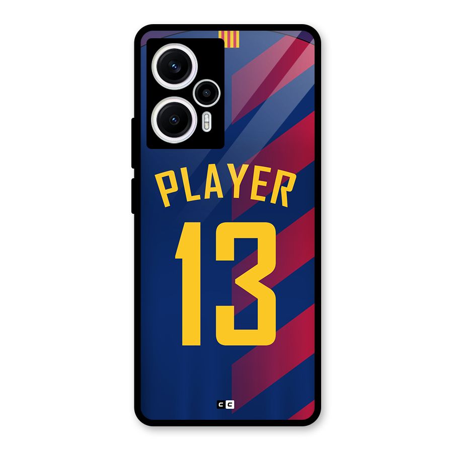 Player Thirteen Glass Back Case for Poco F5
