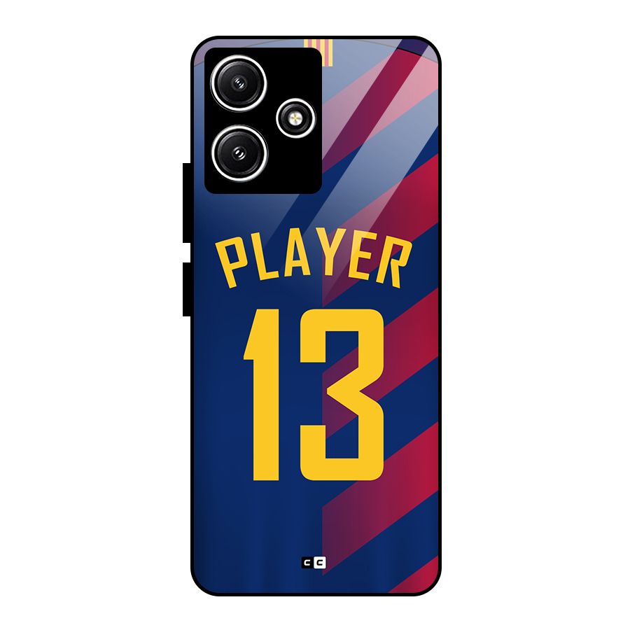 Player Thirteen Glass Back Case for Poco M6 Pro