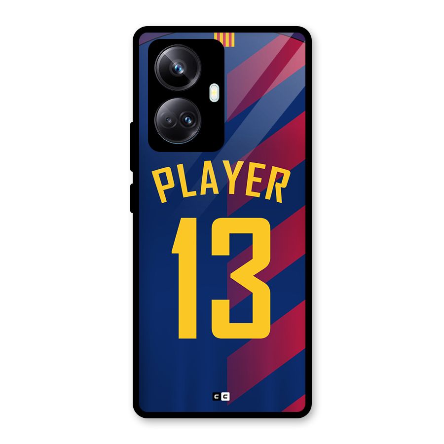 Player Thirteen Glass Back Case for Realme 10 Pro Plus