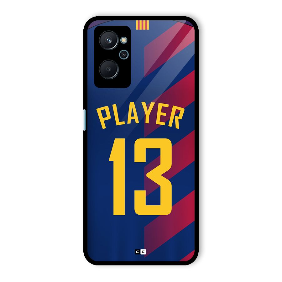 Player Thirteen Glass Back Case for Realme 9i