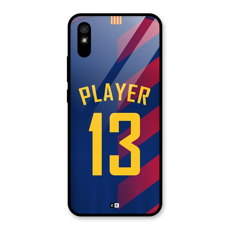 Player Thirteen Glass Back Case for Redmi 9A