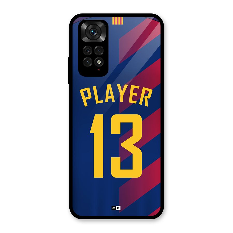 Player Thirteen Glass Back Case for Redmi Note 11