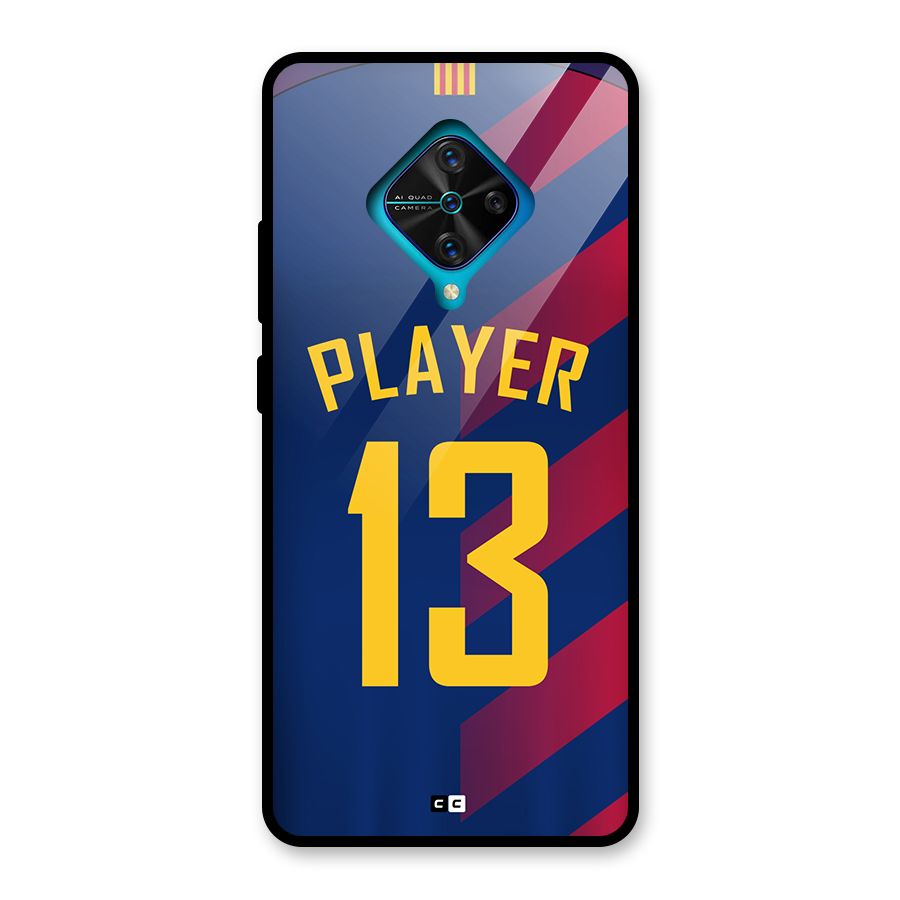 Player Thirteen Glass Back Case for Vivo S1 Pro
