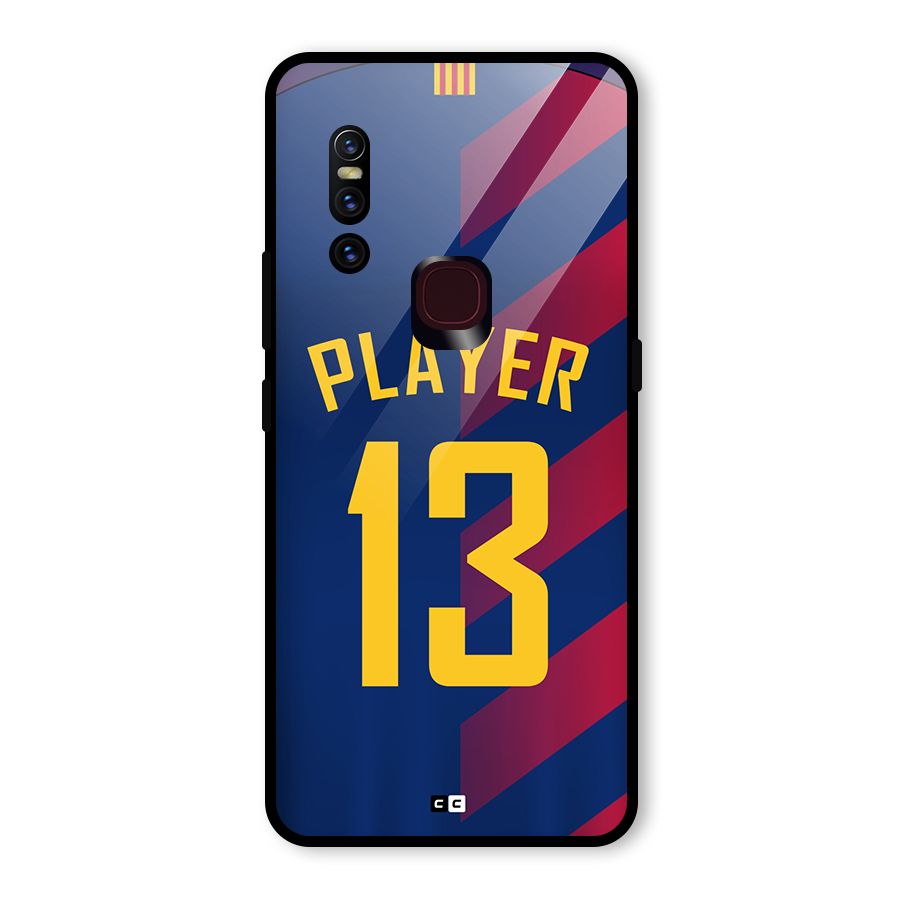Player Thirteen Glass Back Case for Vivo V15