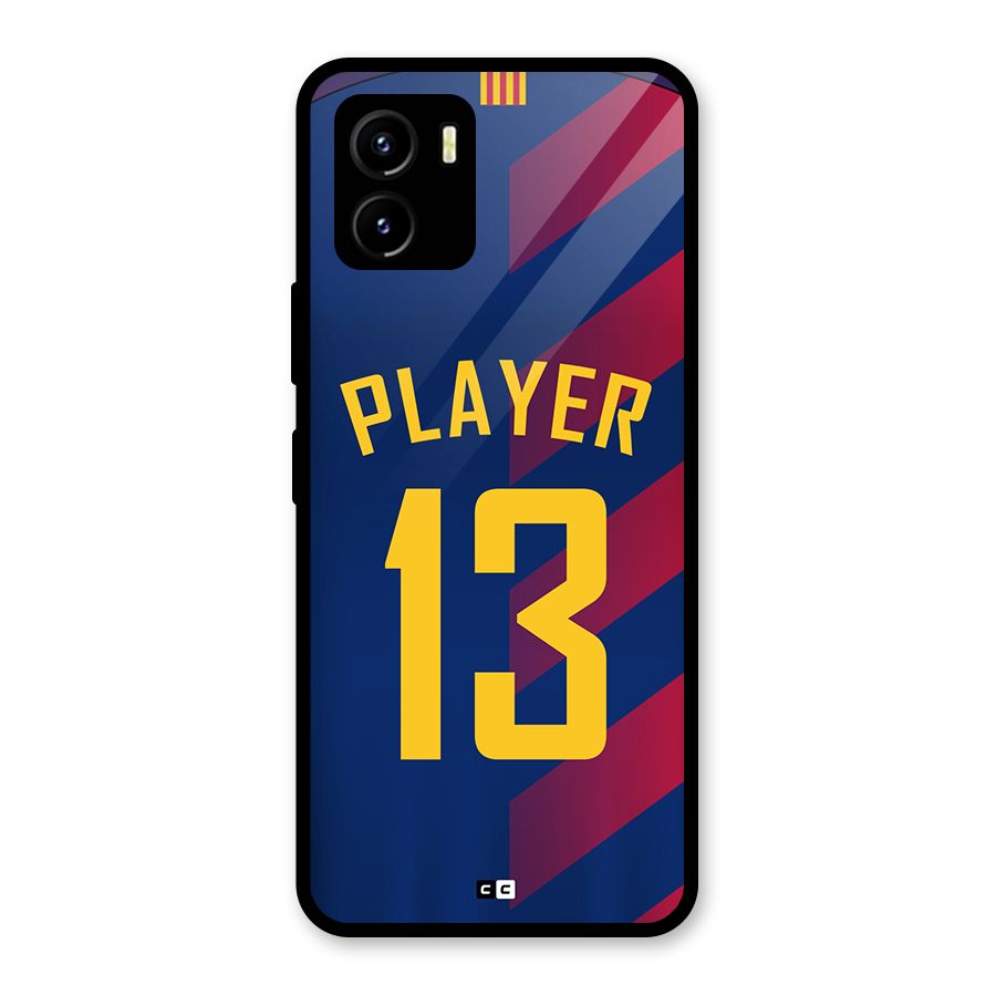 Player Thirteen Glass Back Case for Vivo Y15s