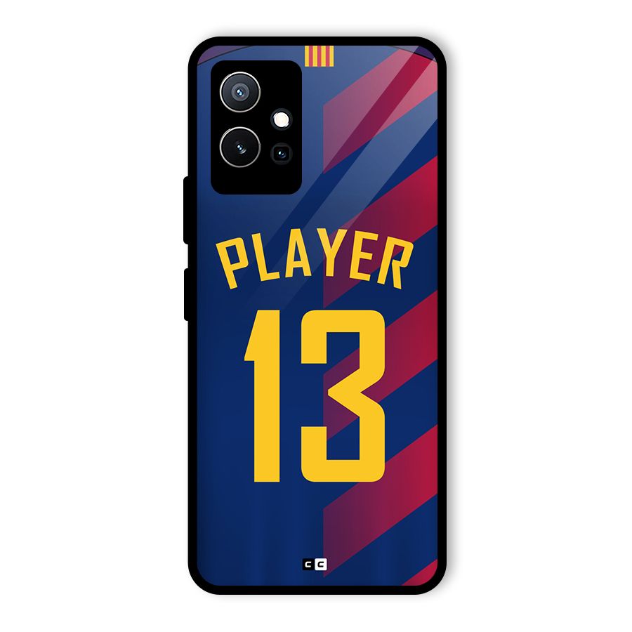 Player Thirteen Glass Back Case for Vivo Y75 5G
