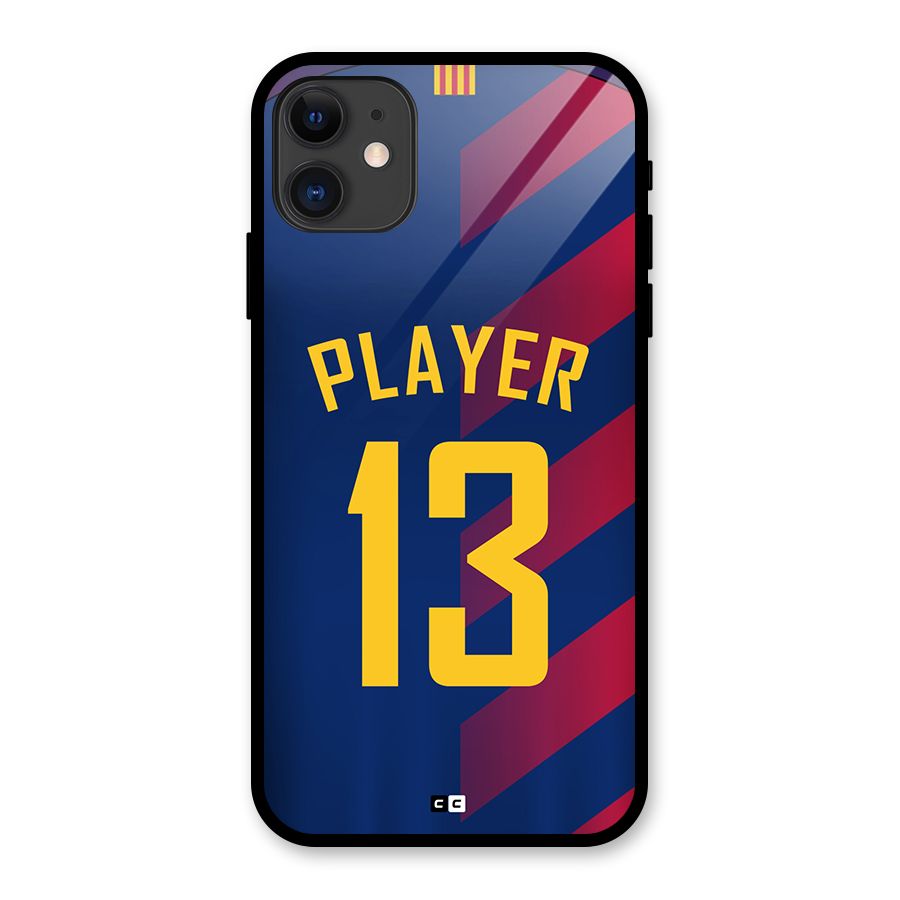 Player Thirteen Glass Back Case for iPhone 11
