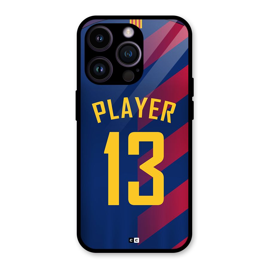 Player Thirteen Glass Back Case for iPhone 14 Pro