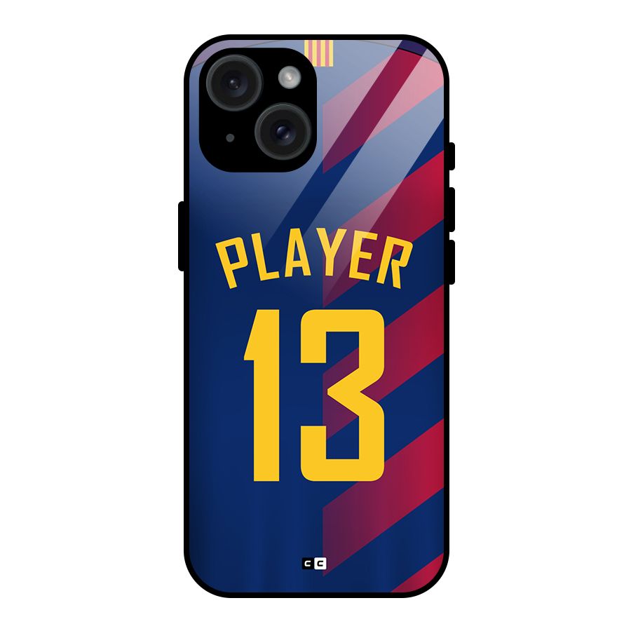 Player Thirteen Glass Back Case for iPhone 15