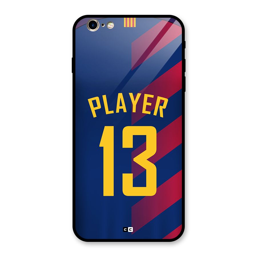 Player Thirteen Glass Back Case for iPhone 6 Plus 6S Plus