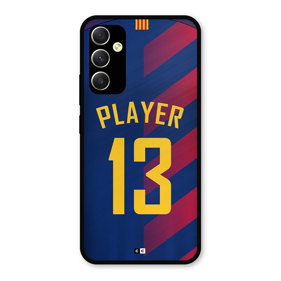 Player Thirteen Metal Back Case for Galaxy A34