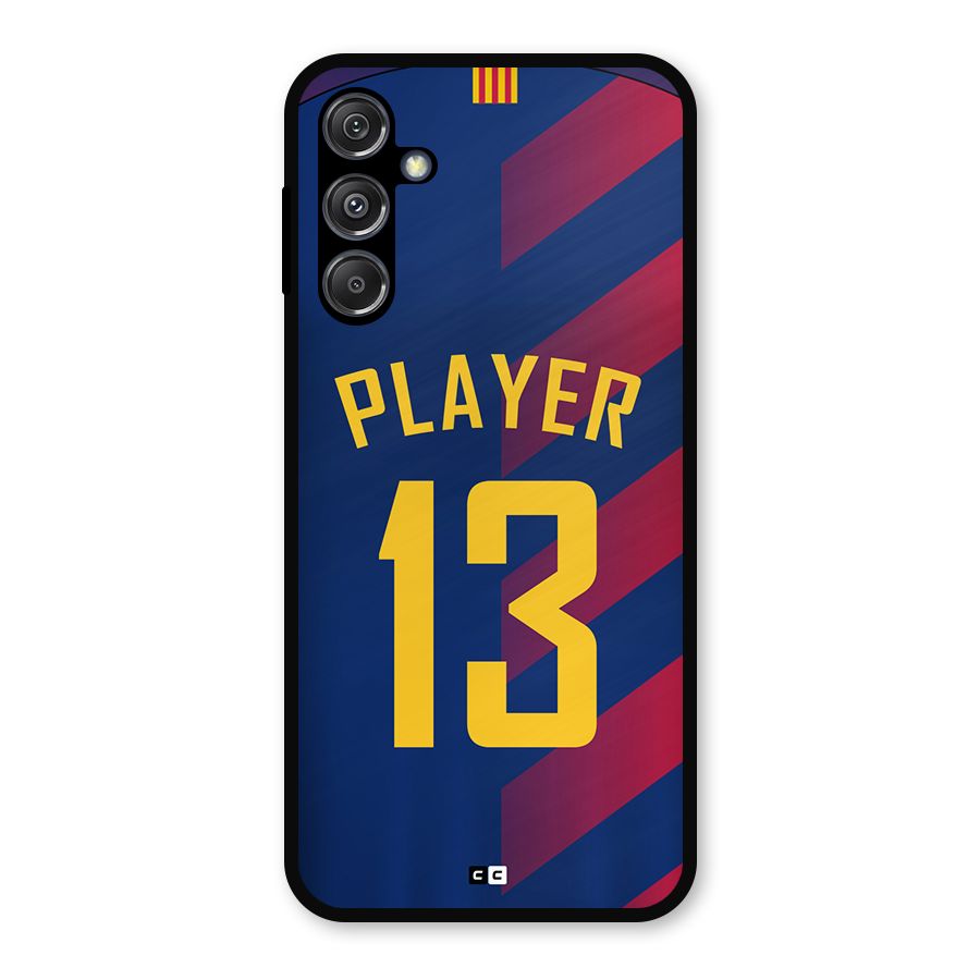 Player Thirteen Metal Back Case for Galaxy M34 5G