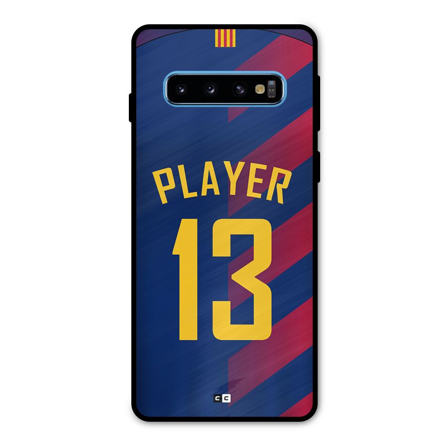 Player Thirteen Metal Back Case for Galaxy S10