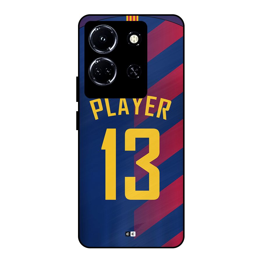 Player Thirteen Metal Back Case for Infinix Note 30 5G