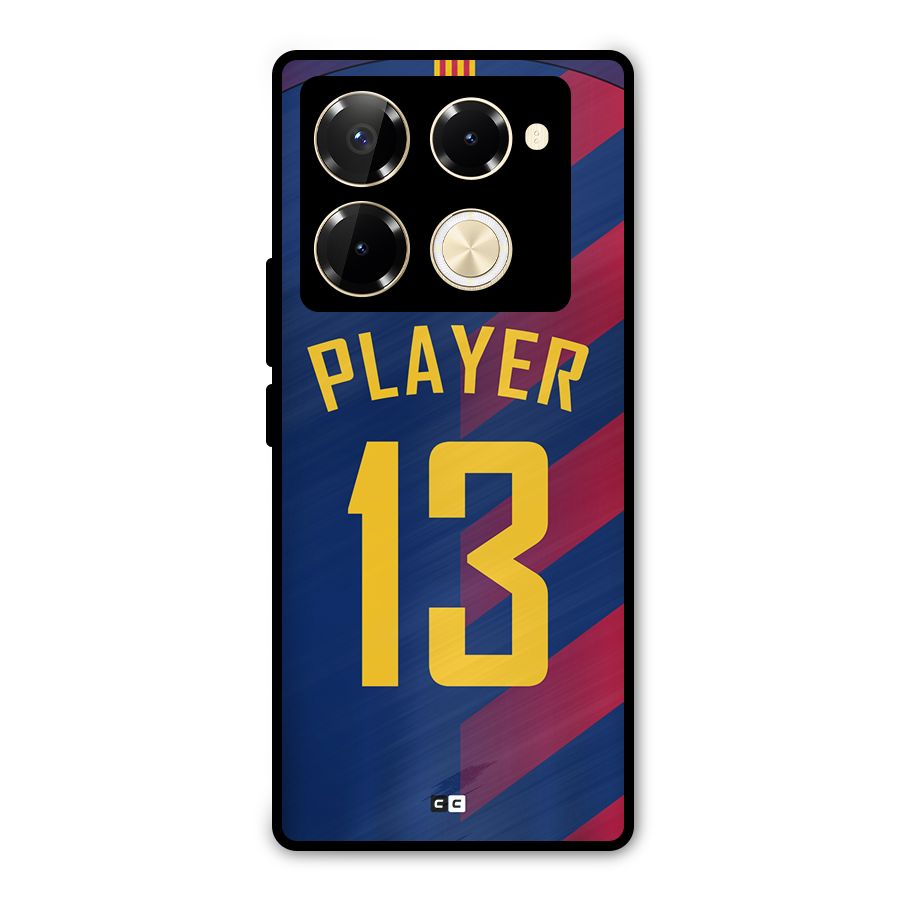 Player Thirteen Metal Back Case for Infinix Note 40 Pro