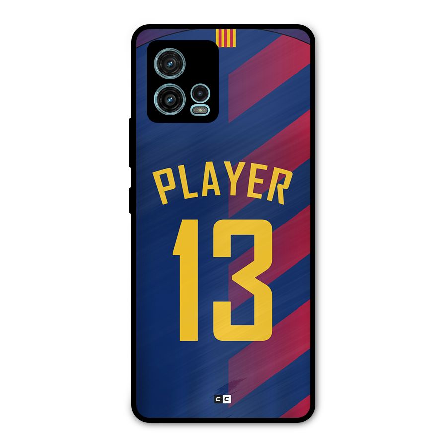 Player Thirteen Metal Back Case for Moto G72