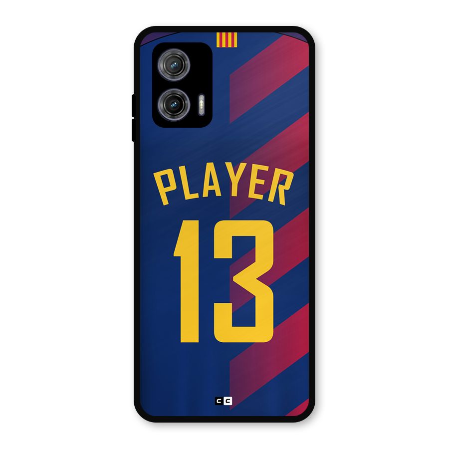 Player Thirteen Metal Back Case for Moto G73