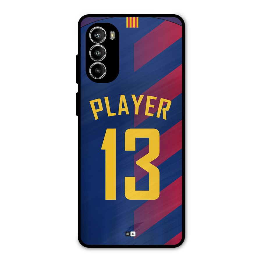 Player Thirteen Metal Back Case for Moto G82
