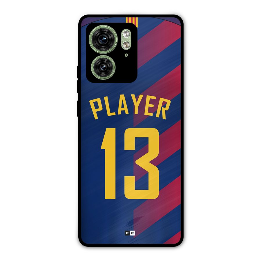Player Thirteen Metal Back Case for Motorola Edge 40 5G
