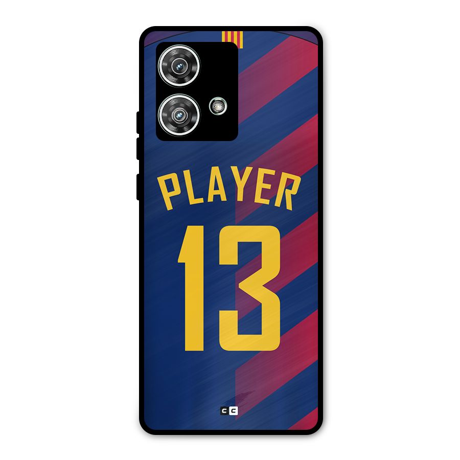 Player Thirteen Metal Back Case for Motorola Edge 40 Neo